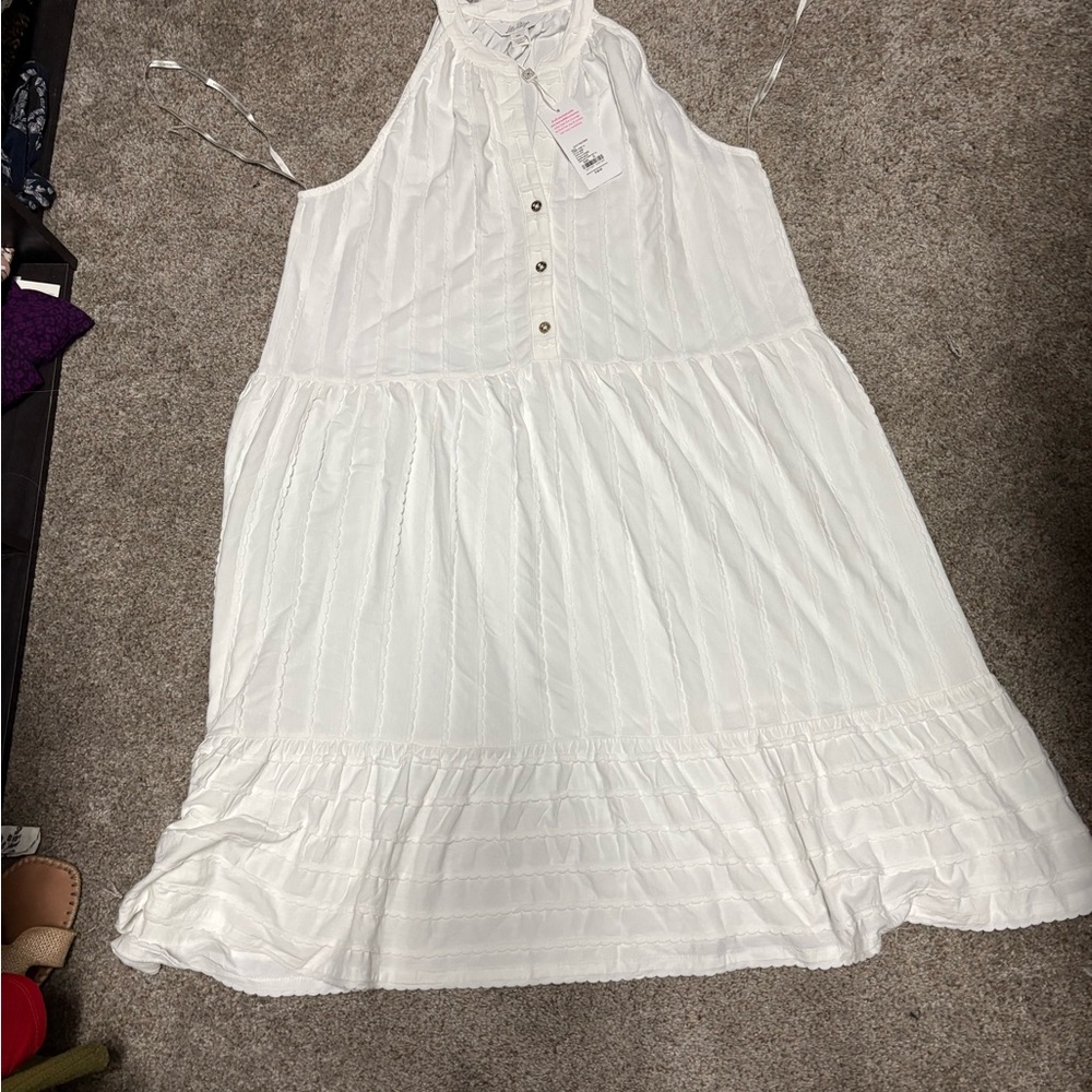 Lilly Pulitzer White Sleeveless Dress